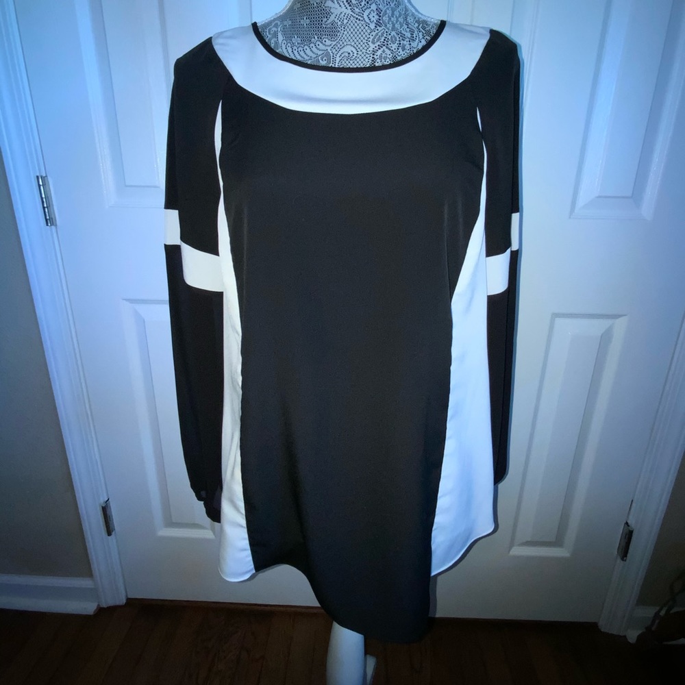 Chaus New York long sleeve blouse size S